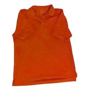 Saint John’s Bay XL Burnt Orange Short Sleeve Polo Shirt Casual